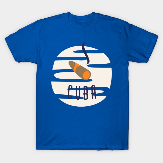 Cuba Cigar T-Shirt by MajorCompany